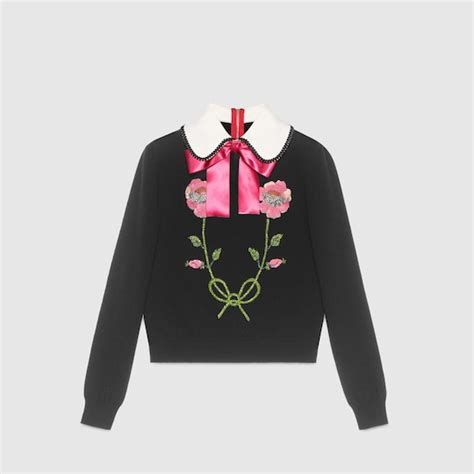 maglia gucci rosa e bianca|Maglieria Gucci da donna .